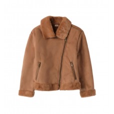 I DO μπουφάν leather παιδικό 4.A928-0729 καφέ